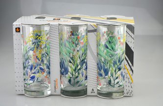 Sklenice FLOWERS 270 ml 6 ks