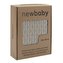 Bambusová pletená deka New Baby se vzorem 100x80 cm light grey