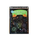 Vyškrabovací notes 10 listů 14x10 cm