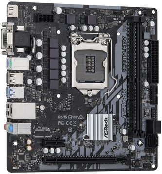 ASRock H510M-HDV / LGA1200 / Intel H510 / 2x DDR4 / VGA / DVI-D / HDMI / mATX