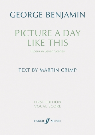 Picture a day like this (First Edition Vocal Score)