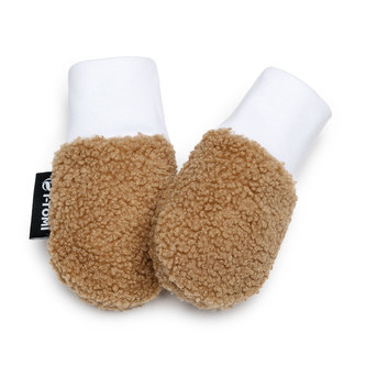 T-TOMI Rukavice TEDDY Brown (0-6 měsíců)