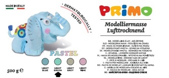 Samotvrdnoucí hmota PRIMO, 500g, sv. zelená (light green)