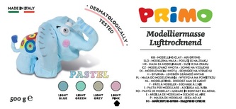 Samotvrdnoucí hmota PRIMO, 500g, sv. růžová (light pink)