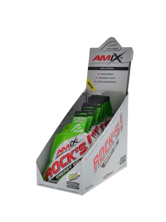 Amix Performance - Performance Rocks gel with caffeine 20 x 32 g - broskvový čaj