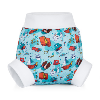 Bamboolik Natahovací svrchní kalhotky Barva: Piráti., Velikost: M