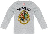 Dětské tričko Harry Potter: Hogwarts Logo Coat of Arms (152-164 cm) šedá bavlna