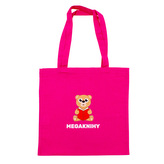 Taška bavlněná, růžová Megaknihy