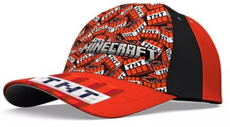 Dětské baseballové kšiltovky Minecraft: TNT (velikost 52-54 cm) Dětské baseballové kšiltovky Minecraft: TNT (velikost 52-54 cm)