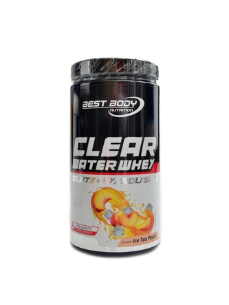 Best Body nutrition - Professional clear water whey isolate + hydrolysate 450 g - ledový čaj s broskví