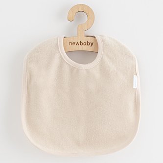 Dětský froté bryndák New Baby Comfortably beige