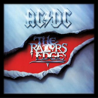 Plakát v rámu AC/DC: The Razors Edge (31,5 x 31,5 cm)
