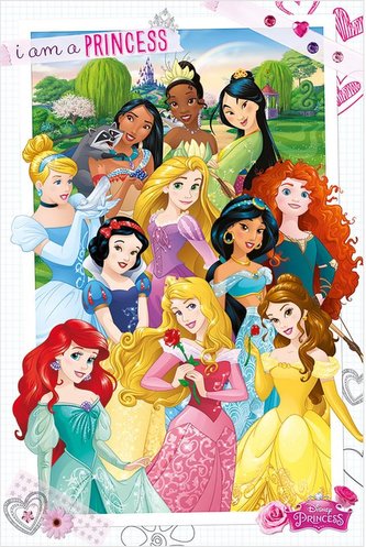 Plakát Disney|Princess: Já jsem princezna (61 x 91,5 cm)