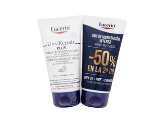 Eucerin UreaRepair Plus Krém na ruce 5% Urea Hand Cream 2x75 ml Duo pro ženy