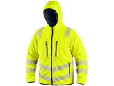 Bunda CXS CHESTER, výstražná, oboustranná, žluto-modrá, vel. XL