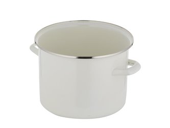 HRNEC SMALTOVANÝ 18CM 3,0L KRÉMOVÝ