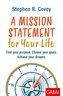 A Mission Statement for Your Life