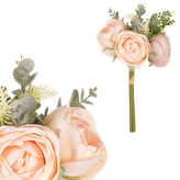 Růže v pugetu, barva meruňková.