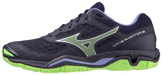 Mizuno WAVE PHANTOM 3 / EBlue/TechGreen/Iolite Velikost boty: 46.5/11.5