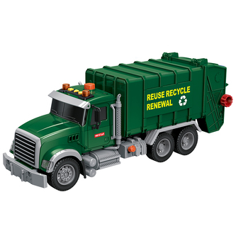 CITY SERVICE CAR - 1:14 Popelářské auto zelené