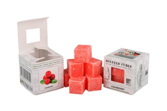 Vonný vosk Scented cubes - cranberry (brusinka)