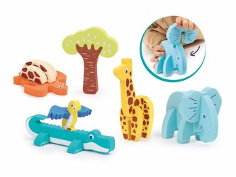 Puzzle pěnové 3D Zvířátka Puzzle pěnové 3D Zvířátka