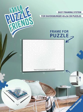 Rám na puzzle černý 70x50 cm