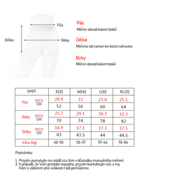 Sportovní sukně upnutá se šortkami, černá XL
