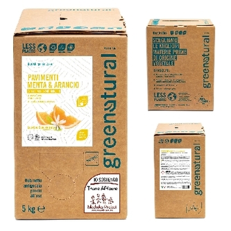 Greenatural Univerzální čistič na podlahy a povrchy máta a pomeranč 5 kg