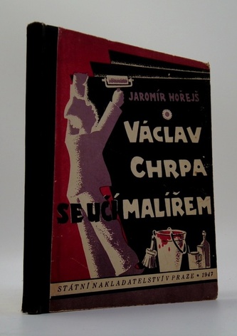 Václav Chrpa se učí malířem