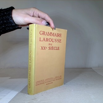 Grammaire larousse du xxe siecle