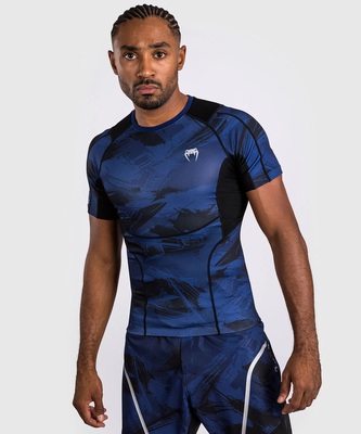 Rashguard Venum Electron 3.0 krátký rukáv modrá XXL