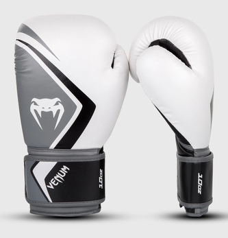 Boxerské rukavice Venum Contender 2.0 bílo/šedá 16oz