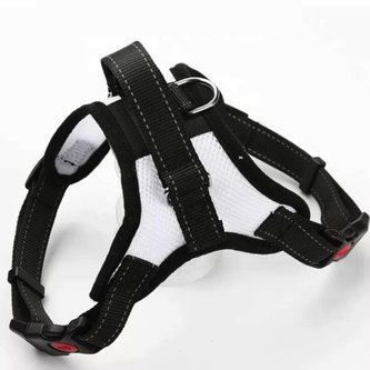 Postroj pro psa UNI - Bílá XL