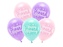 Latexové balonky macaron Happy Birthday 26 cm - 5 ks
