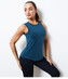 Sportovní volné hladké tílko, modrá M