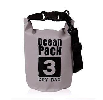 Vodotěsný vak Ocean přes rameno 3 L Šedá