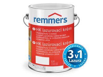 Remmers - HK lazurovací krém 2,5l Farblos / Bezbarvý *