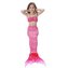 Kostým Mořská Panna Mermaid 3-pack Pink Virgin 140