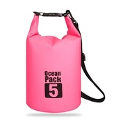 Vodotěsný vak Ocean přes rameno 5 L Rose červená