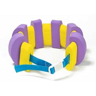 Plavecký pás 11 dílků Fialová/Žlutá
