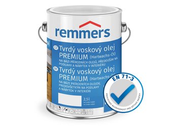 Remmers - Tvrdý voskový olej PREMIUM 2,5l Farblos / Bezbarvý