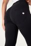 Push-Up pletené legíny Melody, black lulu, VP S