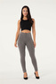 Push-Up pletené legíny Melody, olive, VP XL
