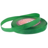 Stuha saténová 12 mm/32 m - tmavě zelená