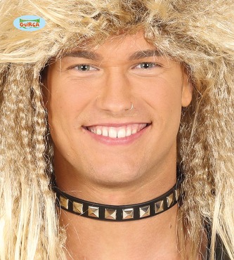 Náhrdelník PUNK černý