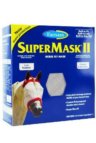 FARNAM Supermask II bez uší vel. ARAB šedo-zelená