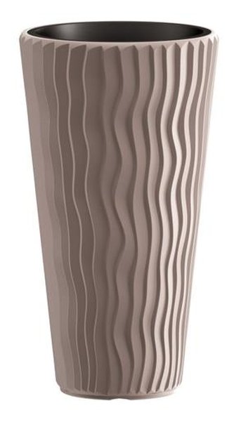 Květináč Prosperplast SANDY SLIM mocca 39 cm