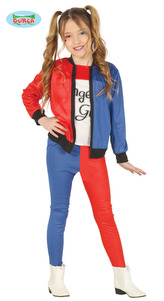 Harley Quinn- dětský kostým 5-6 let