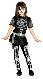 SHINNY SKELETON kostým 7-9 let
